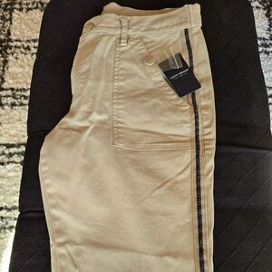 Lucky Brand khaki w/stripe detail